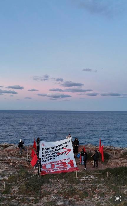 Faxismoaren eta estatuen autoritarismoaren aurka kaleak hartu! U31 Bilbora!