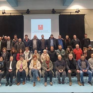 Azkoitiko odol emaileei aitortza ekitaldia