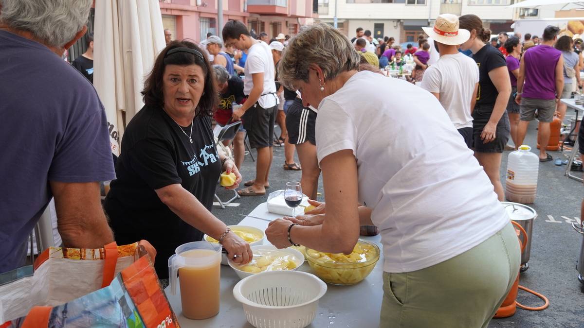 500 lagunentzako adina marmitako, SKAPA jaietako azken egunean