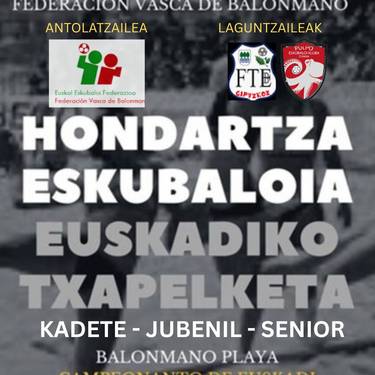 Hondartza eskubaloiko Euskadiko txapelketa