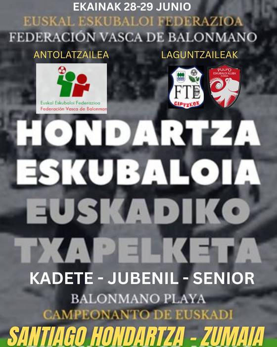 Hondartza eskubaloiko Euskadiko txapelketa