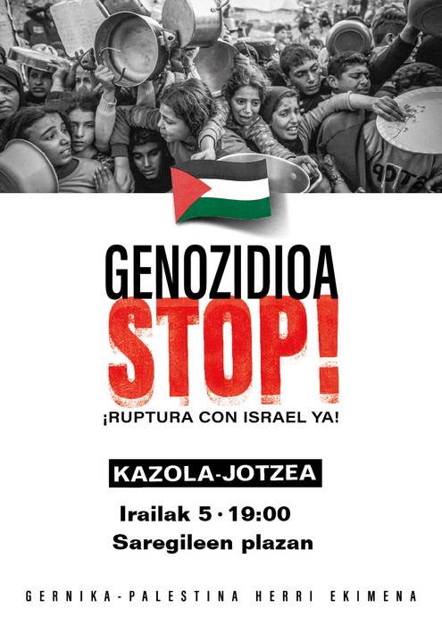 Palestinaren aldeko kazola-jotzea