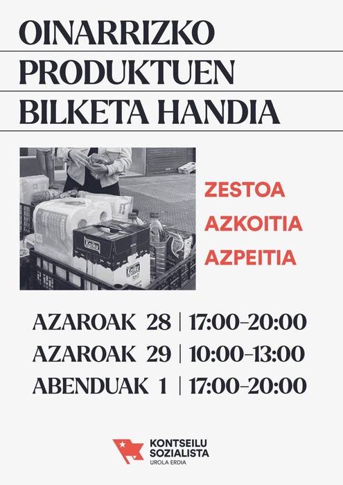 Oinarrizko elikagaien bilketa