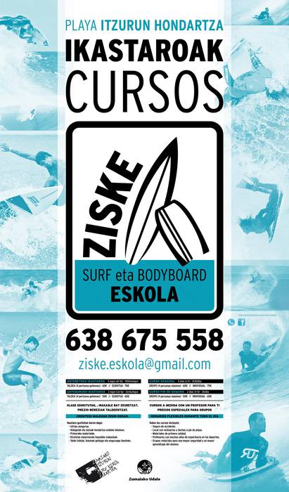 Surfeko eta bodyboardeko ikastaroak antolatu ditu Ziskek Itzurunen