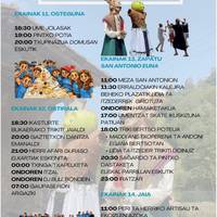 San Antonio jaiak Errezilen