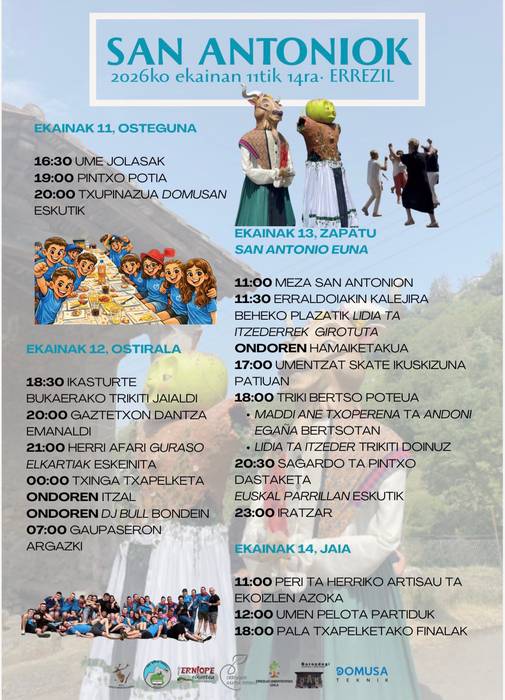 San Antonio jaiak Errezilen