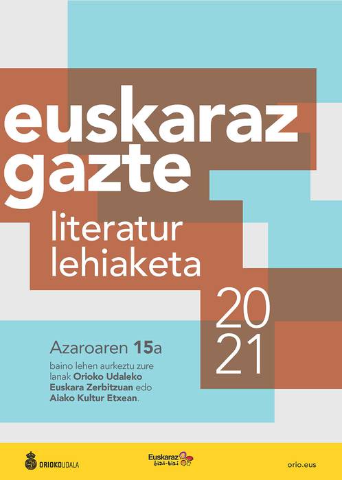 'Euskaraz gazte' literatur lehiaketaren sari banaketa ekitaldia