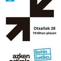 Azken ostiraleko elkarretaratzea