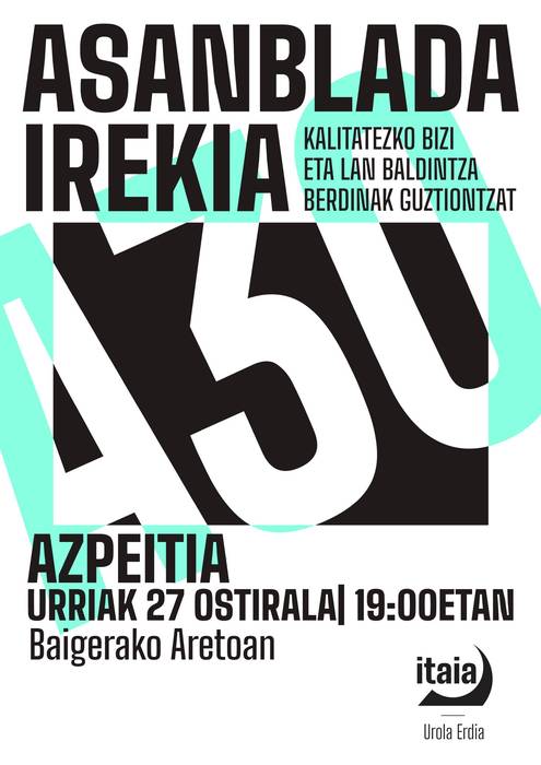 Azaroaren 30eko grebara begirako batzar irekia