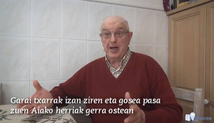 Ni Euskalduna! proiektuan elkarrizketatu dute Jose Mari Lertxundi aiarra