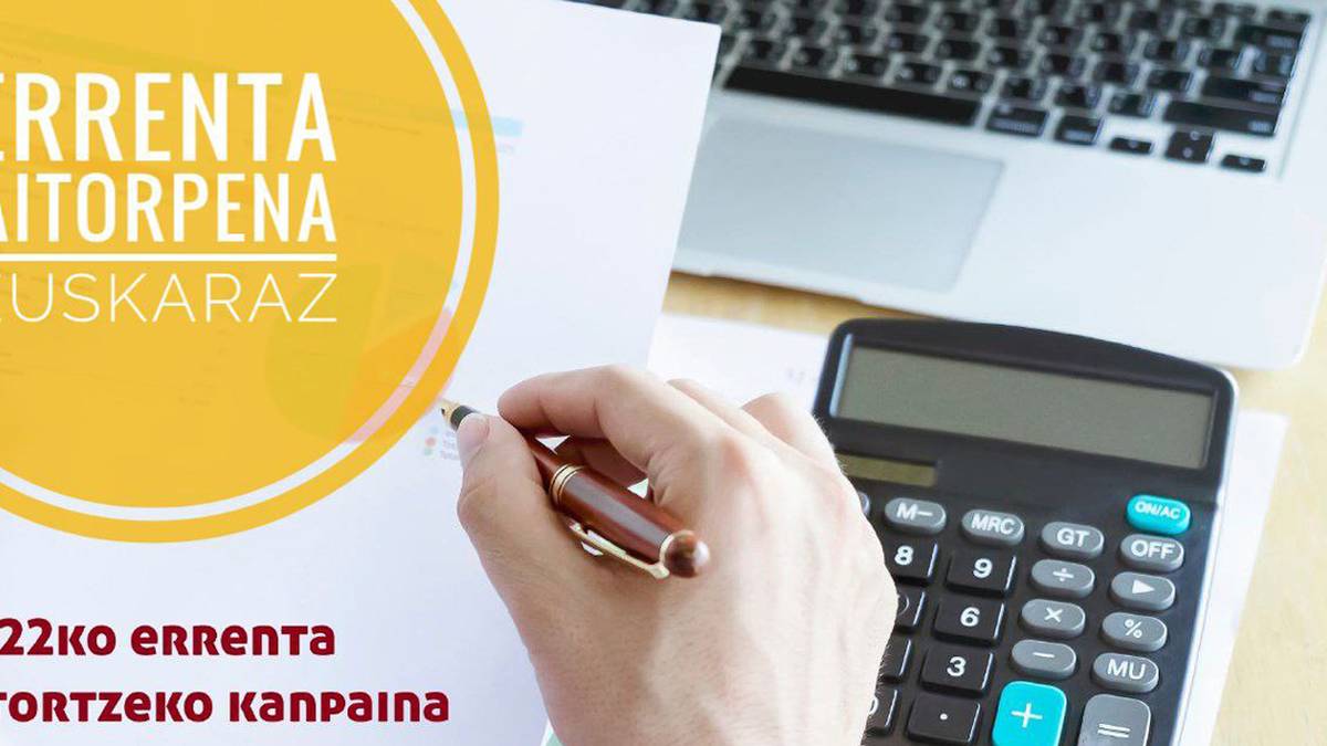 Udalak errenta aitorpenak euskaraz egitera bultzatu ditu herritarrak