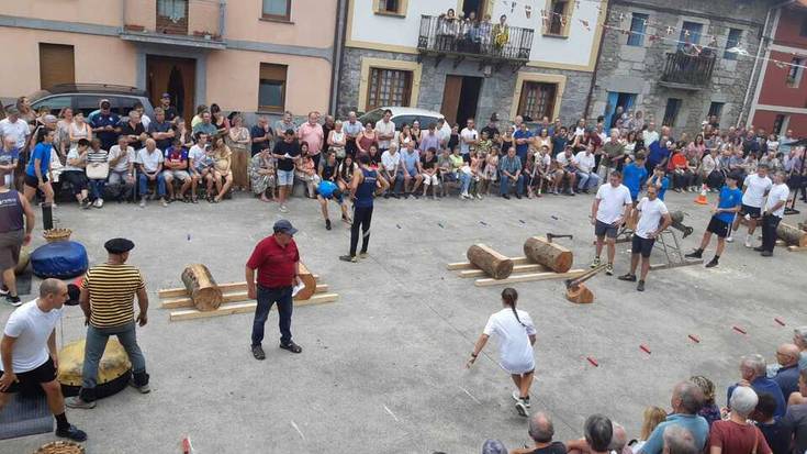 Aizarnazabalgo taldea nagusi, Aizarnako festetan jokatutako erronkan