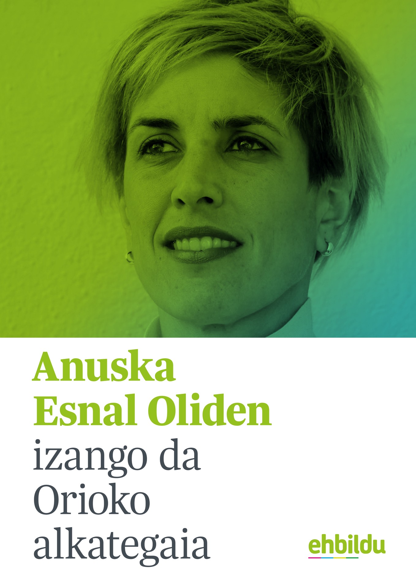 Anuska Esnal Oliden izango da Orio EH Bilduko alkategaia