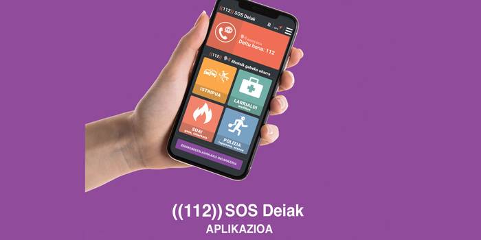 112 SOS Deiak aplikazioak ordezkatuko du EraStop