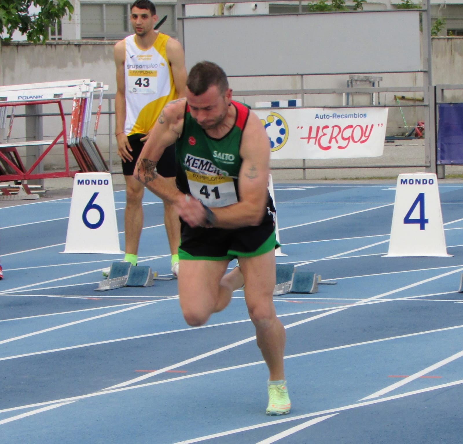 Alberto Rebollok bigarren postua lortu du Iruñeako Meeting-ean