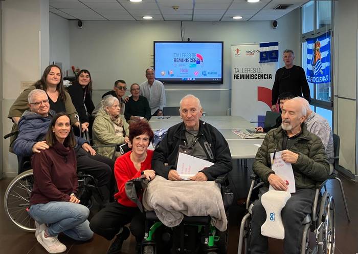 Oroipen tailerra eman dute Realeko jokalari ohiek Otezuri zentroan