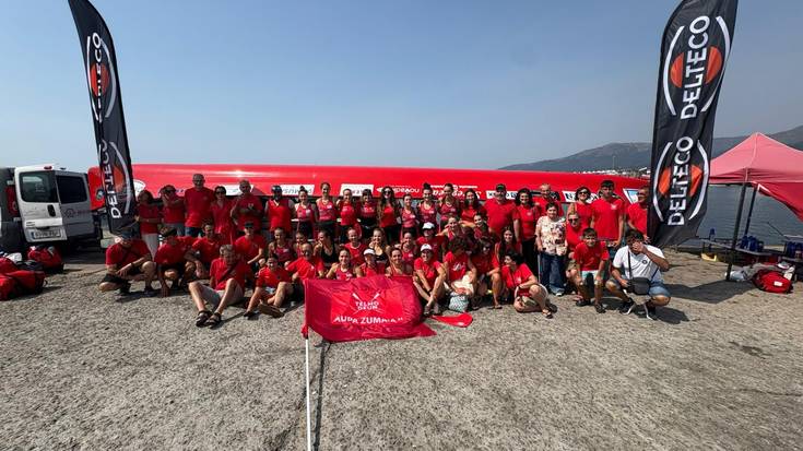 Kontxako sailkatze estropadan Donostiako kaleak gorriz janztera deitu du Telmo Deunek