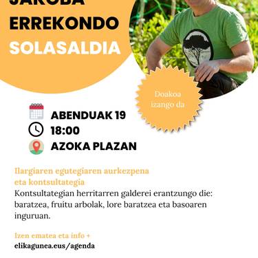 Hitzaldia: 'Ilargiaren egutegiaren aurkezpena eta kontsultategia', Jakoba Errekondorekin