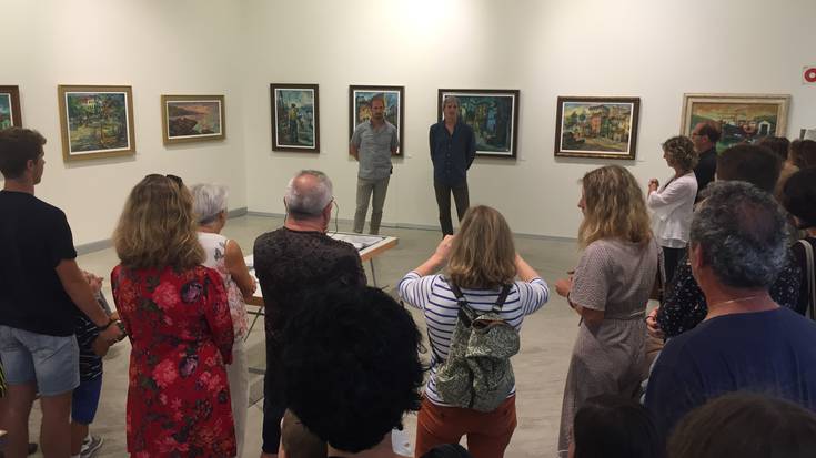 Zabaldu dute Jose Kareagaren erakusketa Oxford aretoan