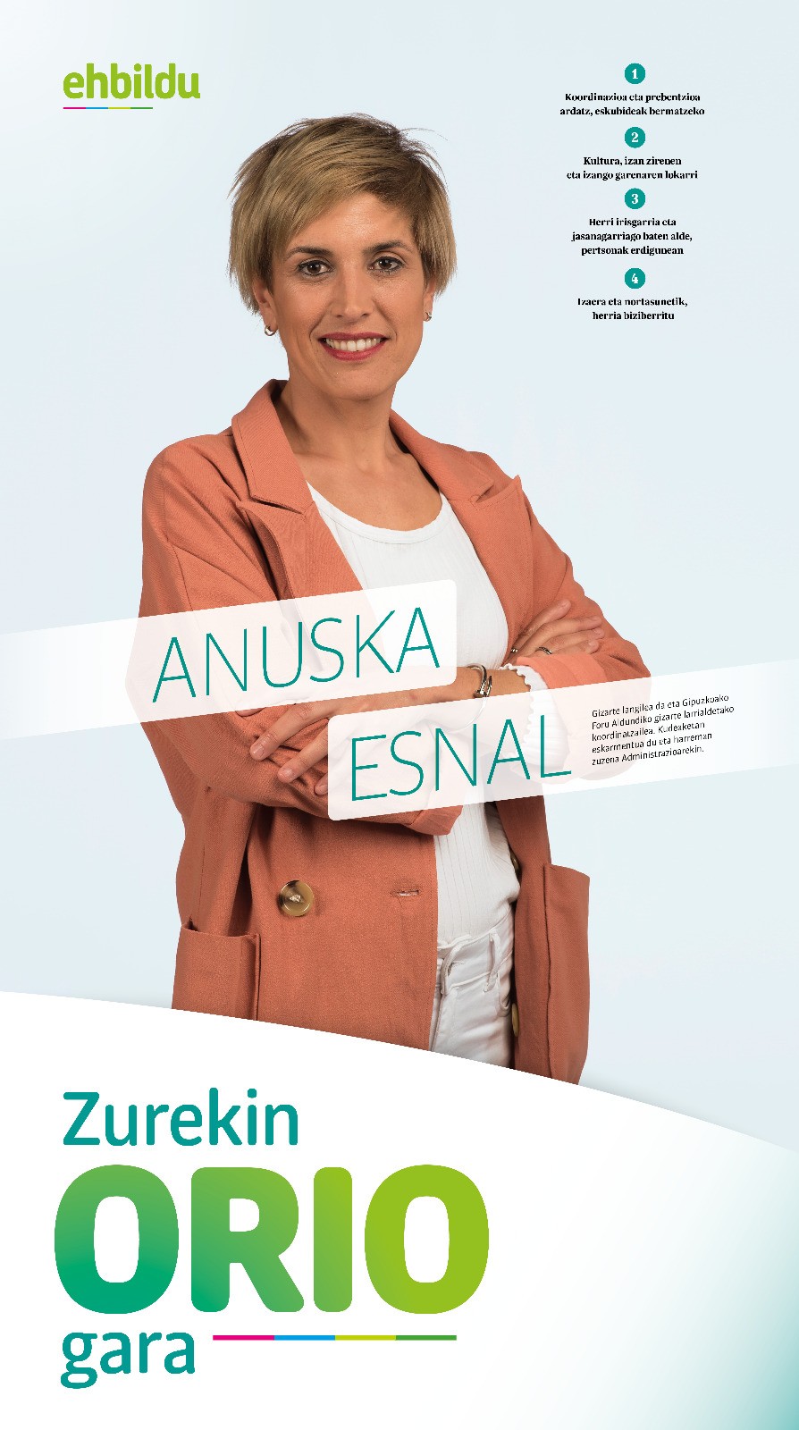 ANUSKA ESNAL OLIDEN, EH Bildu Orioko alkategaia