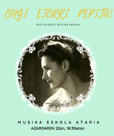 Pepita Enbil Musika Eskola izena jarriko diote Getariako musika eskolari