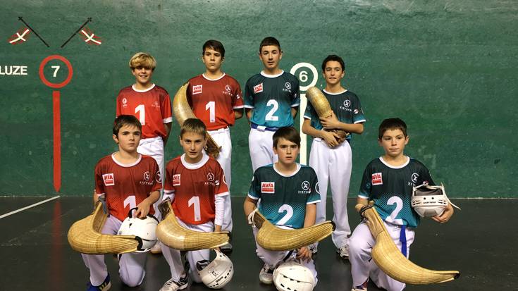 Agirrek eta Galarragak Gipuzkoako zesta punta txapelketako finala jokatuko dute gaur, infantil mailan