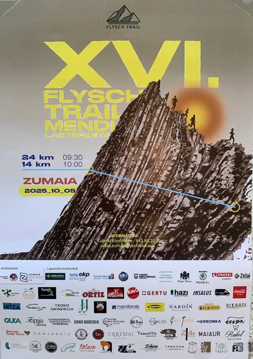 XVI. Zumaia Flysch Trail mendi lasterketa