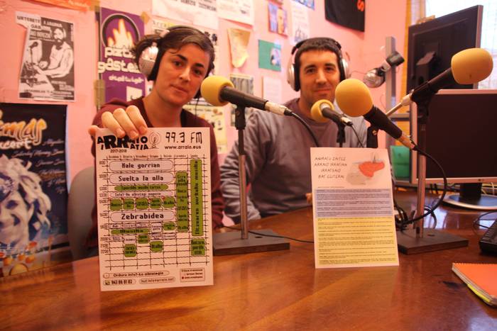 Ganix Gesalaga eta Usua Garin: «Mikro baten atzean ezkutatzeak botere handia ematen du»