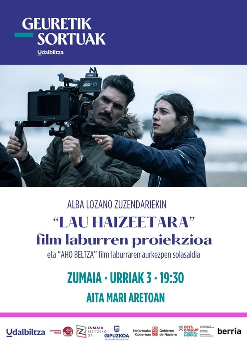 'Lau haizeetara' film laburren proiekzioa