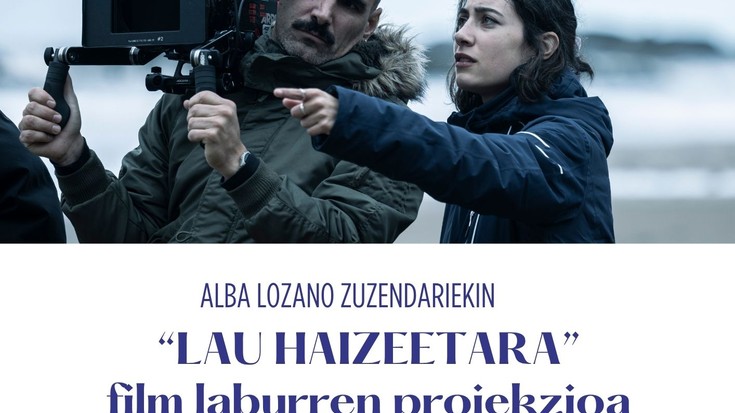 'Lau haizeetara' film laburren proiekzioa