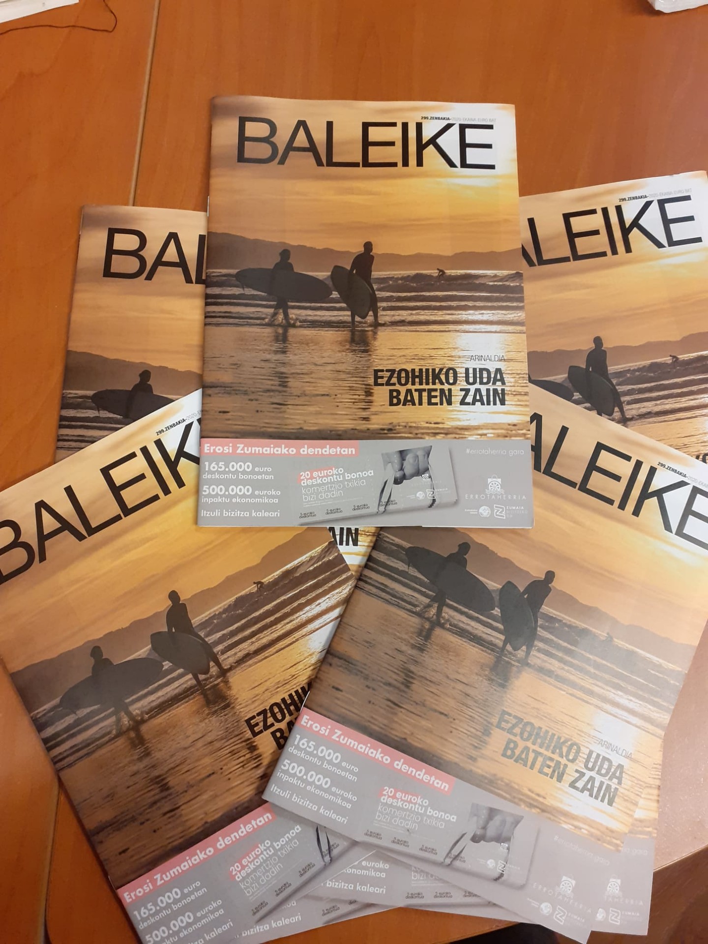 Ekaineko Baleike aldizkaria kalean da dagoeneko
