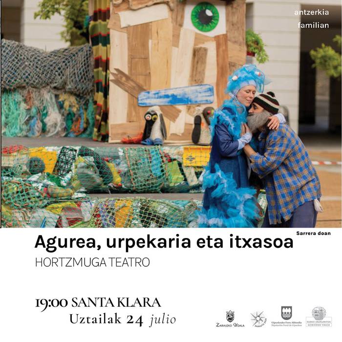 Antzerkia familian: 'Agurea, urpekaria eta itsasoa' Hortzmuga Teatroa
