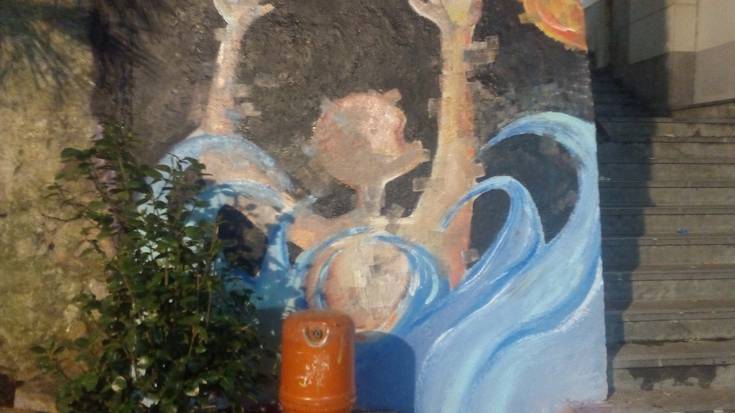 Errefuxiatuen tragedia, Erribera kaleko hormara