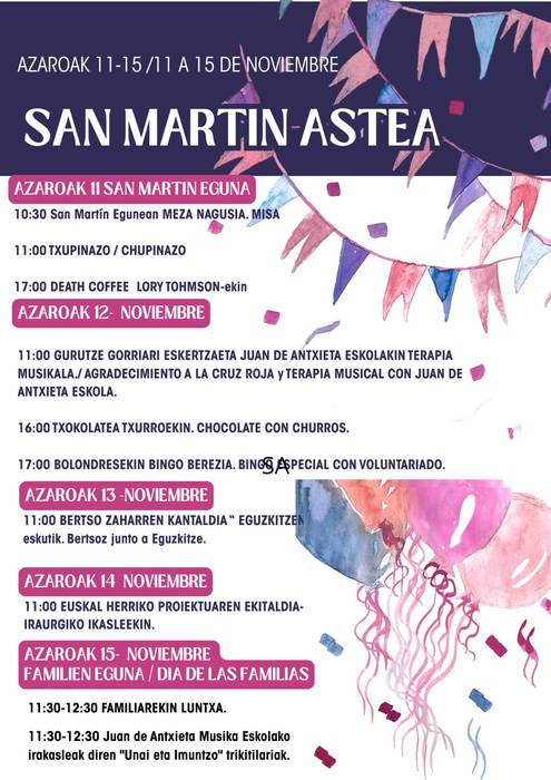 San Martin Astea, egoitza: musika