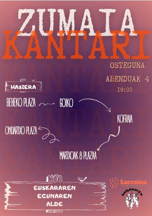 Kantujira: Zumaia kantari