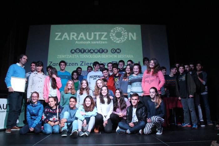 Herriko lau gaztek beraien proiektuak aurkeztuko dituzte Zarautzen Zientziaz Blai egitasmoan