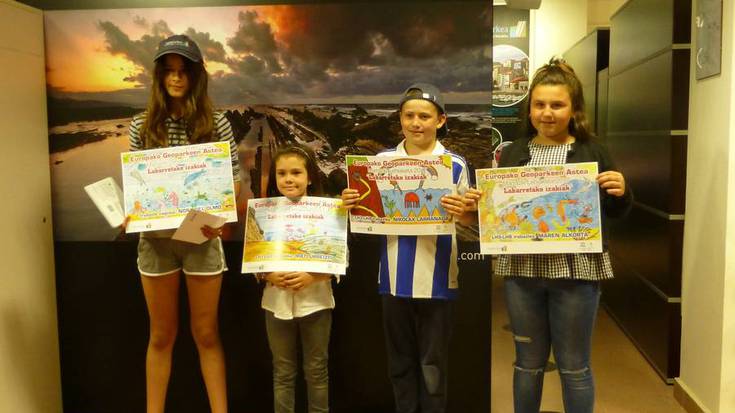 Oikiar bat Geoparkeko marrazki lehiaketan saridun