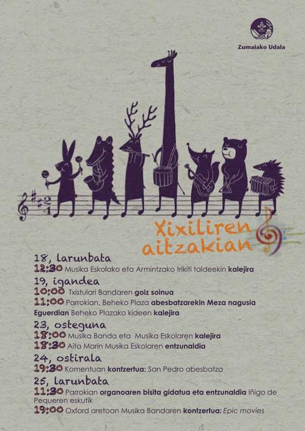 Ekitaldiz beteta dator aurtengo Xixili Eguna