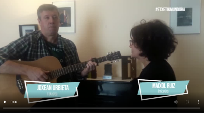 Joxean Urbietaren eta Maixol Ruizen musika, etxetik mundura