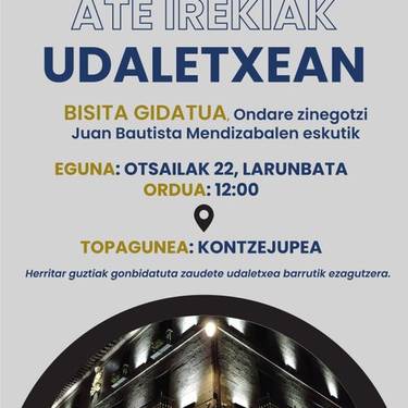 Udaletxea ezagutzeko bisita gidatua