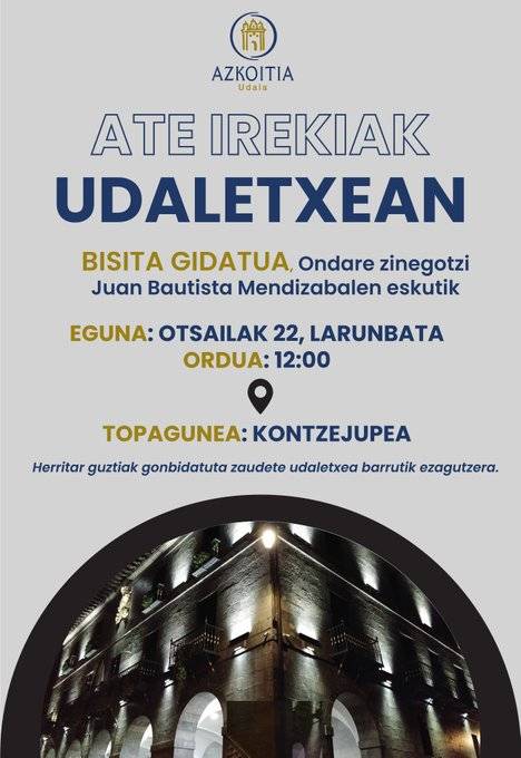 Udaletxea ezagutzeko bisita gidatua