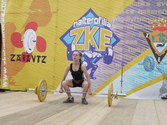Ainhoa Larramendi zarauztarrak parte hartuko du halterofiliako Euskadiko txapelketan
