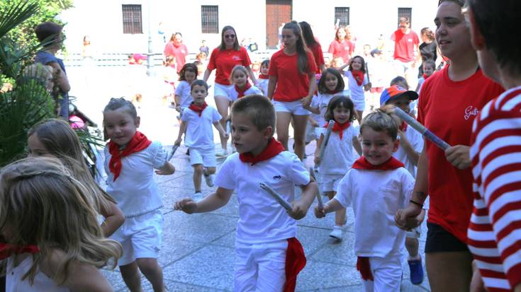 Udalekuetako haurrek entzierroa egingo dute bihar, San Fermin Txiki Eguna ospatzeko