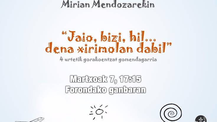 Txiribueltak antolatutako ipuin kontaketa egingo da bihar Forondako ganbaran