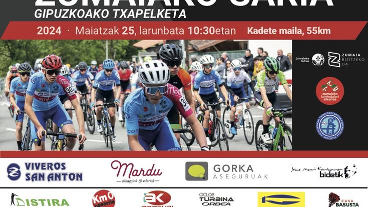 Kadete mailako Gipuzkoako txirrindularitza txapelketa