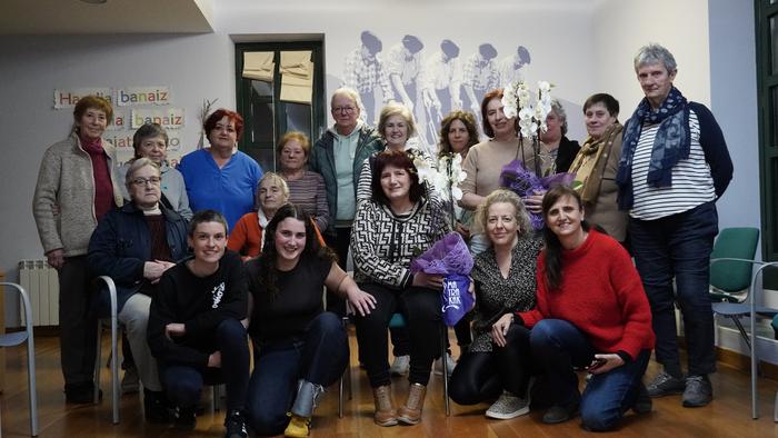 Martxoaren 8aren bueltan, zaintzaz hausnartu dute Errezilen