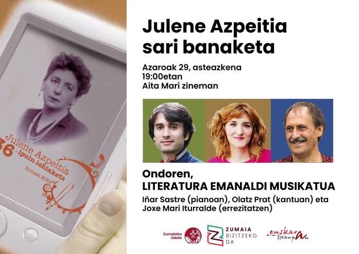 Julene Azpeitia ipuin lehiaketako sari banaketa