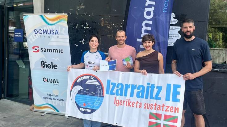 Aritz Unanueri egokitu zaio Izarraitz igeri elkartearen zozketako saria