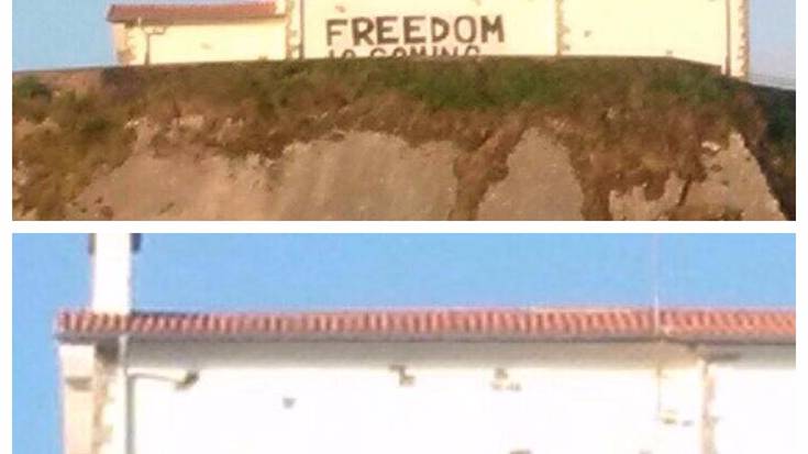 "Freedom is coming" San Telmo baselizan