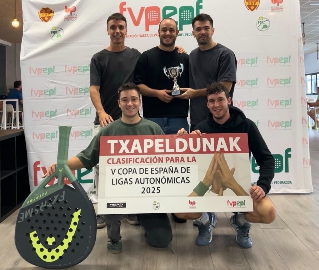 V. Espainiako Kopa jokatzeko sailkatu dira hainbat azkoitiar Sugar padel taldearekin